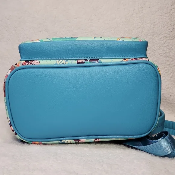 Disney Blue Mini Backpack with Cartoon Pattern - Picture 8 of 8